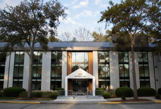 assisted living building modern architecture design