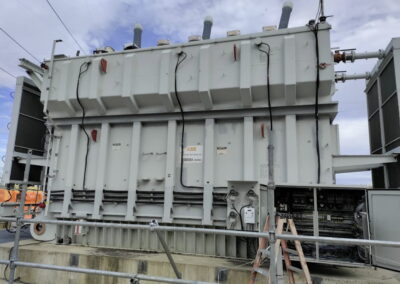 Replacement of Main Power Transformer 950 MVA step up to 345 KV